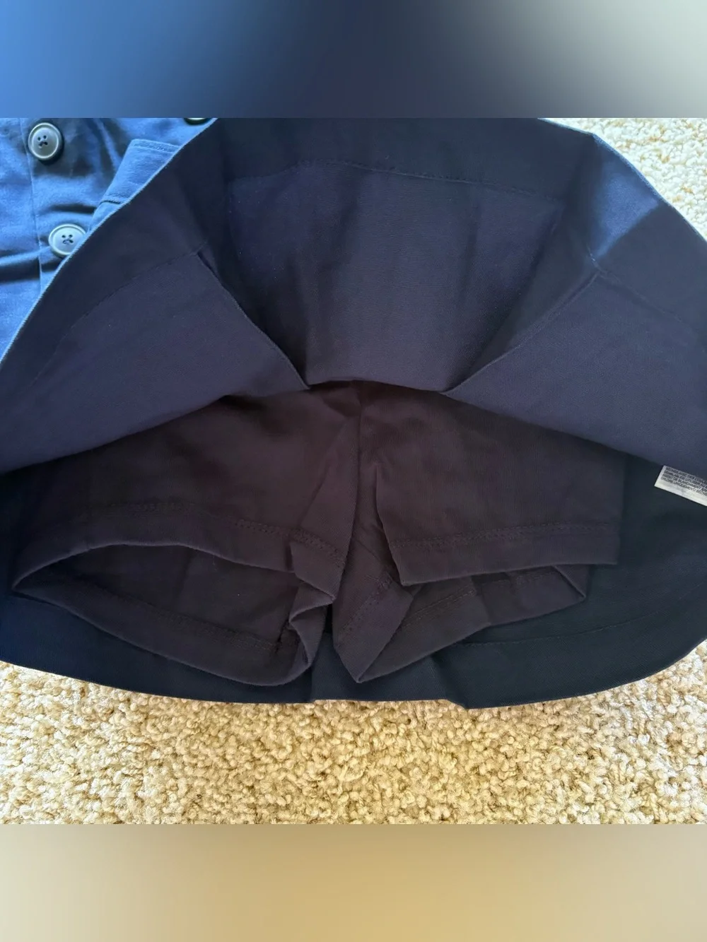 Old Navy Girls Uniform Navy Skorts XS NWT Lot of 2